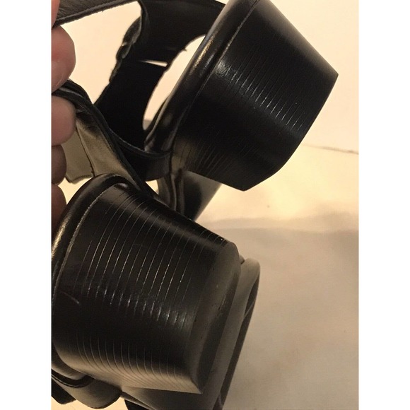 SAS Black Suntimer Comfort Shoe Slingback Sandal Womens 7.5 J9137552 Block Heel - Picture 5 of 8